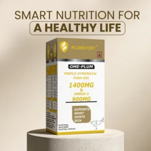 Ome-Plum Premium Omega-3 Fish Oil Softgels with EPA and DHA