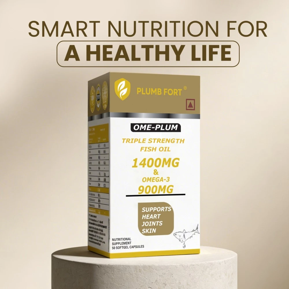 Ome-Plum – Premium Omega-3 Fish Oil Softgels