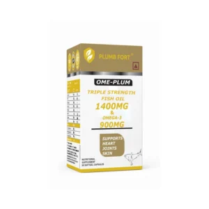 Ome-Plum Premium Omega-3 Fish Oil Softgels with EPA and DHA