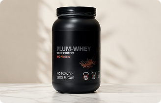 Protein supplement on minimal background