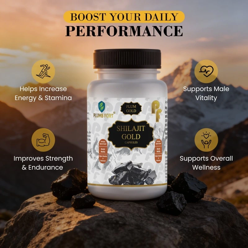PLUM GOLD Shilajit Capsules