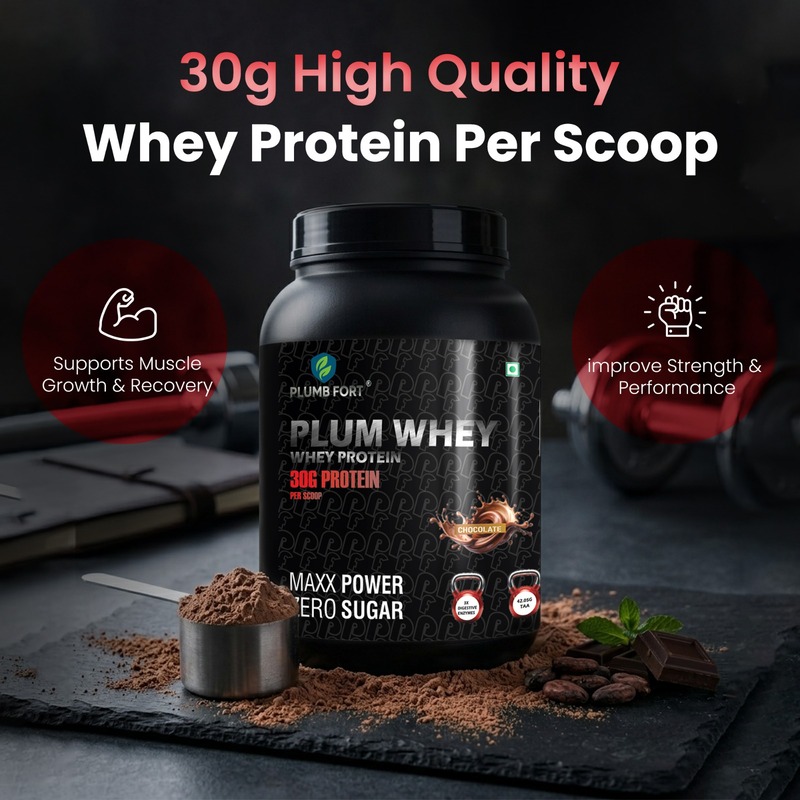 PLUM WHEY Protein 2.3 KG – Triple Rich Chocolate