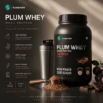 PLUM WHEY (WHEY PROTEIN) 1.3 KG – Triple Rich Chocolate – image 1