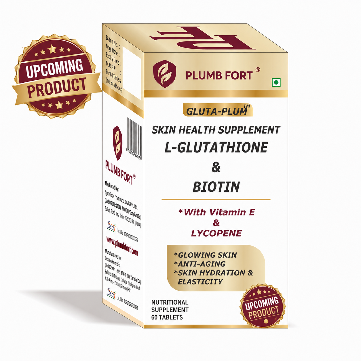 GLUTA-PLUM™ Skin Health Supplement – 60 Tablets